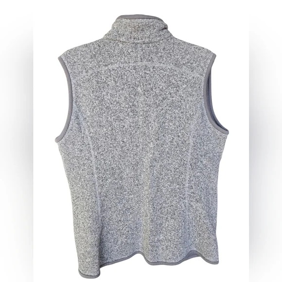 Patagonia Women's Better Sweater Vest Light Gray Full Zip Fleece Size XL - Picture 3 of 9